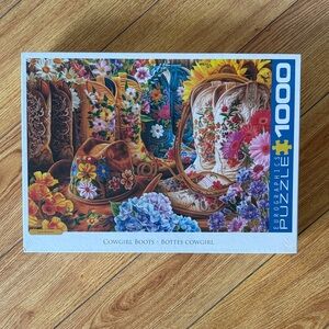 Eurographics Cowgirl Boots 1000-Piece Puzzle - NEW SEALED